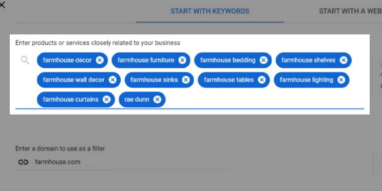 Narrow Google Ads Keywords