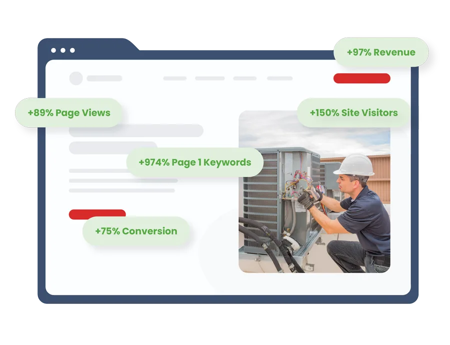 website design for HVAC