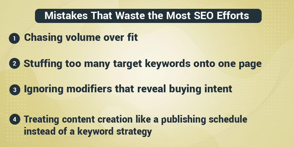 seo mistakes
