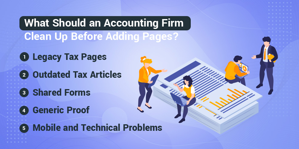 What Should an Accounting Firm Clean Up Before Adding Pages?